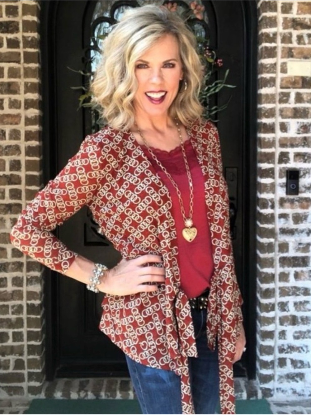 NWT Cabi Ringleader wrap top. Size Small wrap Cardigan with Scarf Tie Size small